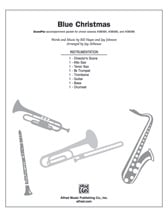 Blue Christmas Instrumental Parts choral sheet music cover Thumbnail